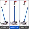 Magnetic Golf Alignment Stick Light Weight Swing Training Tool For Precise Swing Practice Indoors Or Outdoors