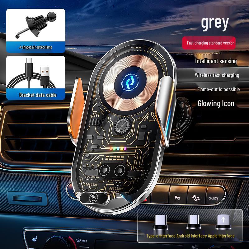 

Magic Clip Q18 Transparent Car Wireless Charging Phone Holder