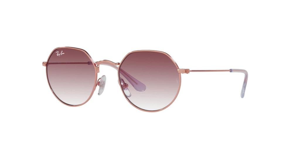 Ray-Ban RJ9565S JACK 291/8H Rose Gold 47 Kids Round Metal Sunglasses