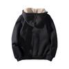 Fleece Thick Men Hooded Sweatshirts Men Jackets Streetwear Hoodies Big Tall Men Jackets Coat 