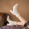 Nuovi stivaletti da donna versatili con tacco medio, comodi per autunno e inverno