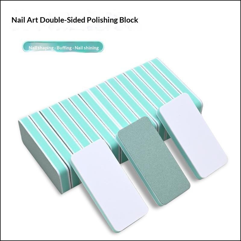 10Pcs Dual-Sided Nail Buffing Blocks Professional Nail Care Multi-Functional Polishing Tools For Beauty Salon Shine Enhancing