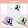 Panda Cartoon Fisherman Hat With Wide Brim For Summer Sun Protection And Travel