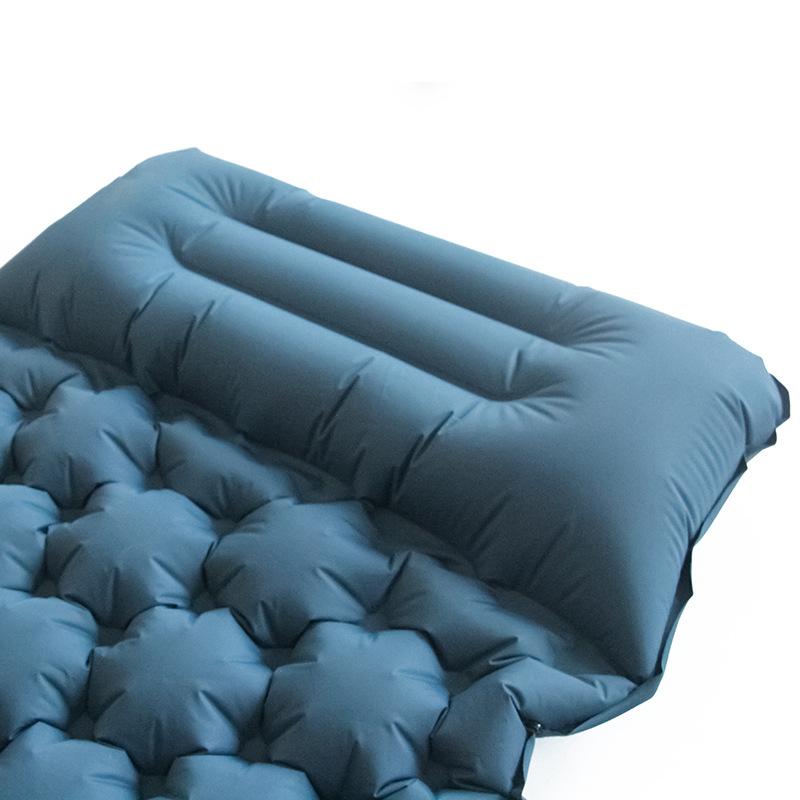 Outdoor Portable Camping Equipment Thickened Single Foot Nylon Dampproof Inflatable Bed Tent Floor Mat