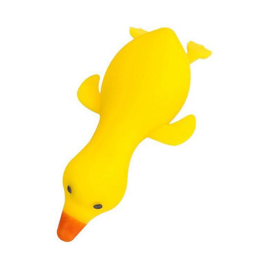 1/4Pcs Mini Duck Squeeze Toy Lying Duck Anxiety Relief Sensory Toy Slow Rising Animal Stress Ball School Office Desk Fidget Toy