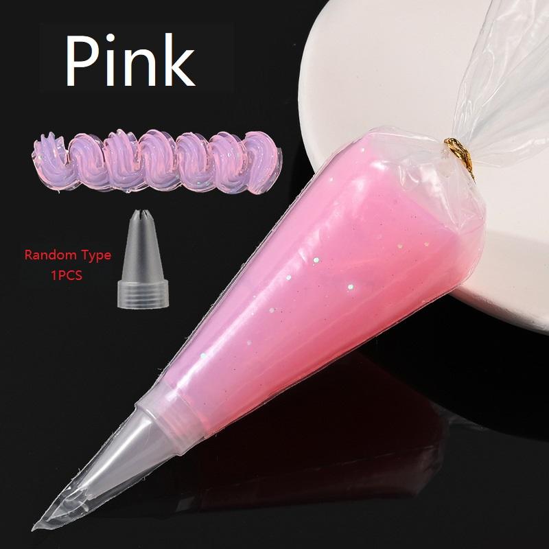 50g Kristall Glitzer Gelee Kleber DIY Handyhülle Dekoration Diy Haarnadel Sahne Kleber Zubehör Simulation Kuchen Materialtasche