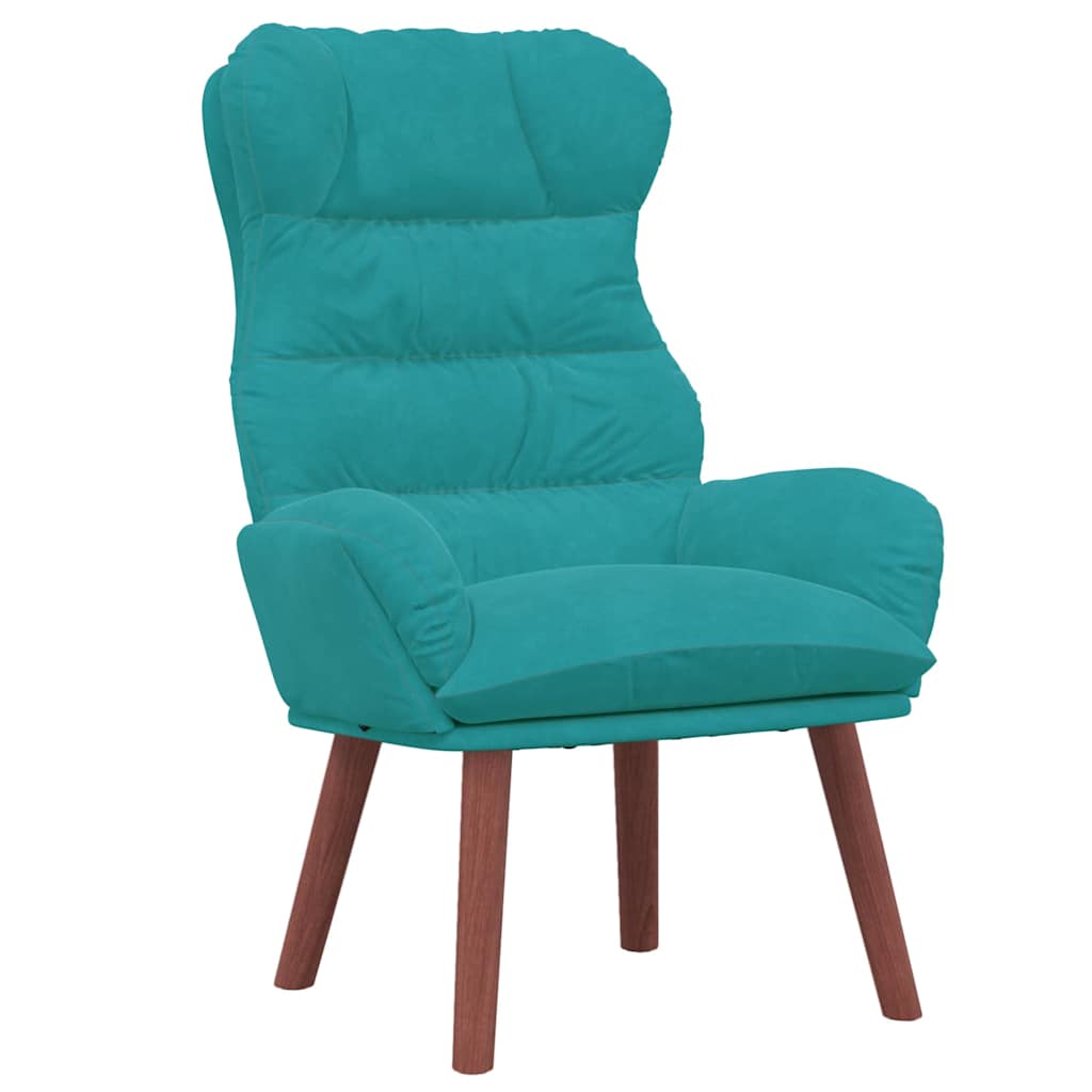 Armchair Turquoise 69 X 74 X 93 Cm Velvet