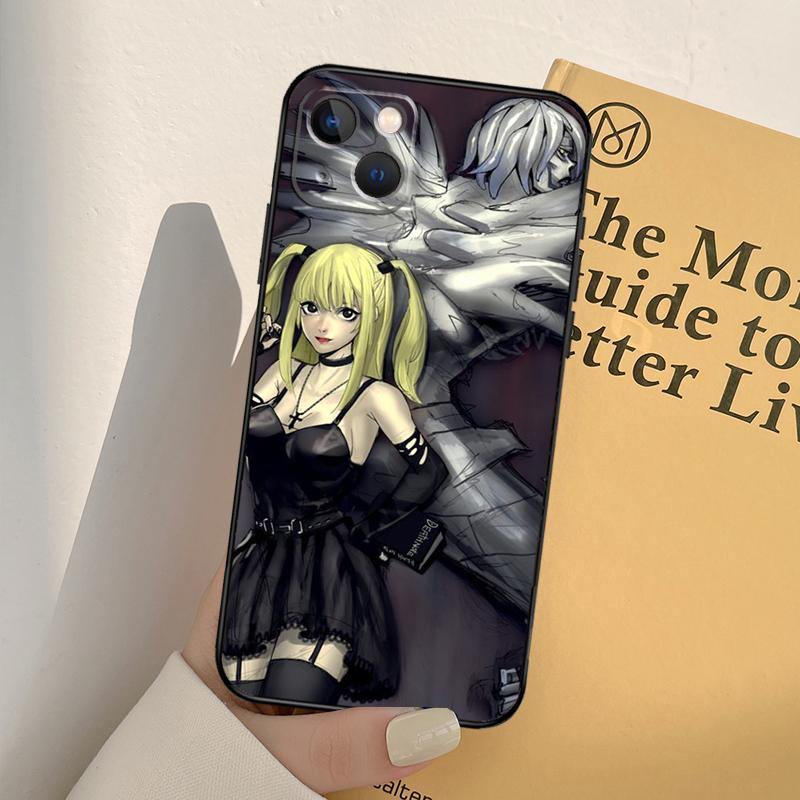 Death Note Misa Amane Phone Case For iPhone 11 12 13 14 Pro Max XS XR X 6 7 8 Plus 12 13 Mini SE 2020 Cover Shell