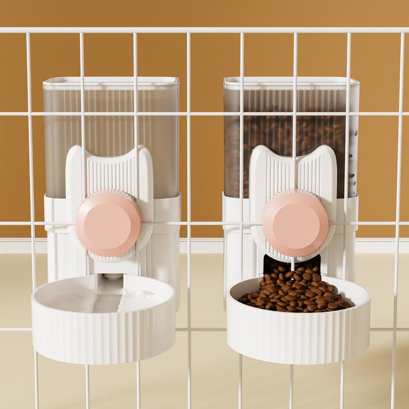 2026 New Hanging Gravity Flow Pet Water Dispenser 1000ML Automatic Drinking Bottle for Cats Rabbits Hamsters Cage Accessories MIT