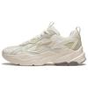 Li Ning Meteor Cushioning Slip Resistant Abrasion Resistant Support Low Top Casual Shoes Women's White Green AGCU122-2