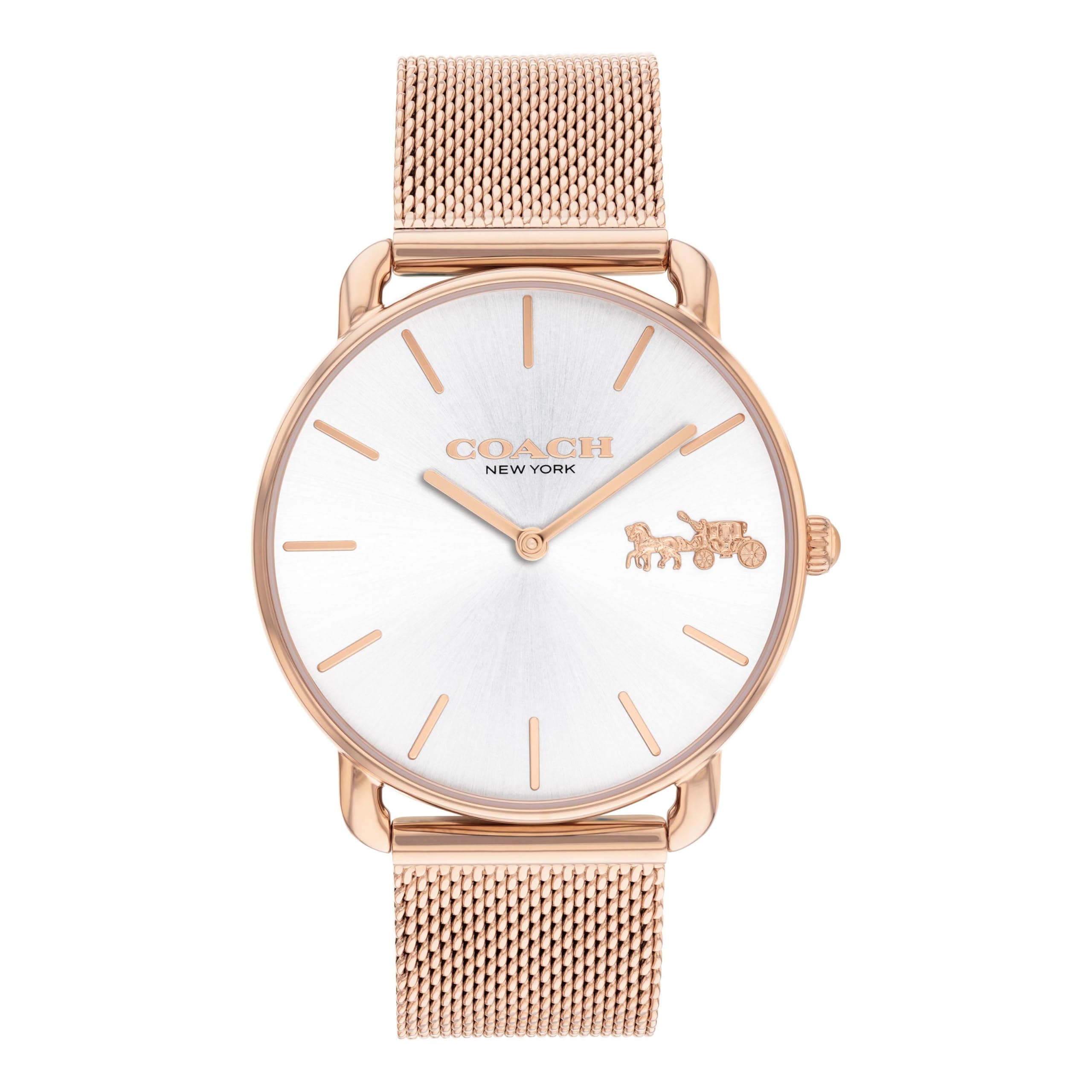 

Coach Watch Genuine 14504383 Elliott 36mm Rose Gold White Sunray Dial Mesh [COACH] Women s