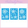 Snowflake Window Stickers Christmas Decor With Printable Pvc For Festive Celebration And Seasonal Display