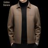 Men's Business Casual Knit Zip-Up Jacket
