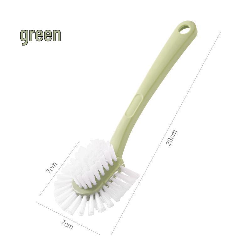 Five-Sided Multi-Surface Shoe & Laundry Brush - Stiff Bristles, Gentle on Clothes & Shoes, Long Handle, Multi-functional.