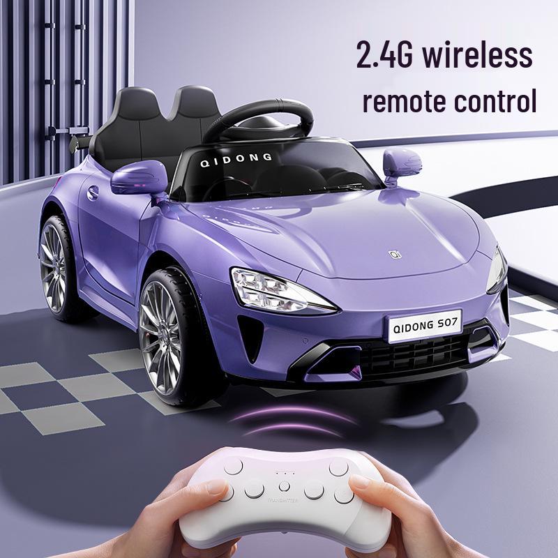 Children's Electric Ride-On Car: Four-Wheel, Rechargeable, Remote Control, Suitable for Boys & Girls