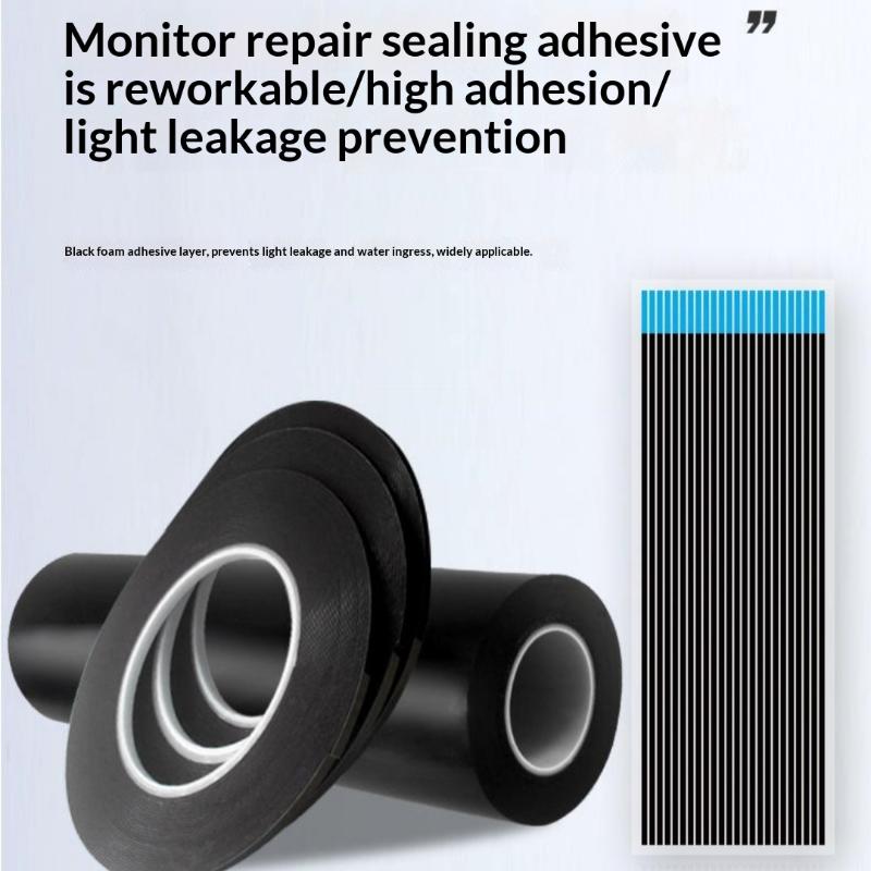 LCD LED TV Matrix Display Panel Repair Tape Tear Resistant Adhesive Seal Strip 3/4/5mm for Frameless Screen Fix