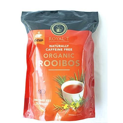Rooibos Tea #028977-1P Organic Rooibos Tea: ROYAL-T ORGANIC ROOIBOS Super Value Pack 1 bag 500g (2.5g x 20 pieces x 10 bags)