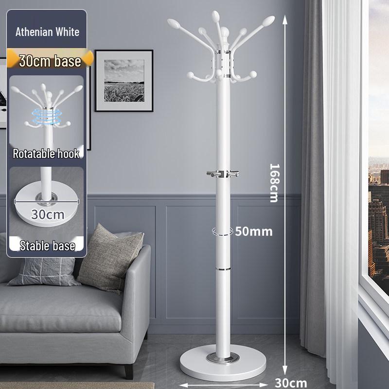 Modern Floor-Standing Coat and Clothes Rack for Bedroom or Living Room