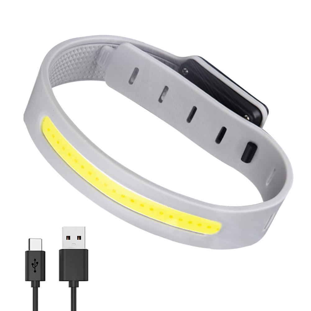 

350mAh 500LM Night Running Light Type-C USB Rechargeable COB LED Sport Arm Leg Wristband Light Portable Hiking Camping Lamp China Mainland