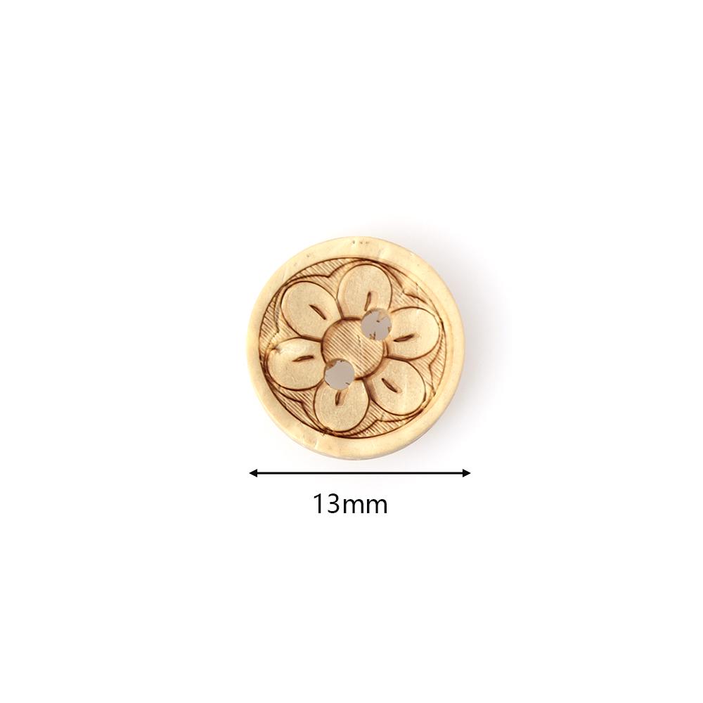 50Pcs Natural Wooden Sewing Buttons For Clothing Decorations Scrapbooking Eco-friendly Wood DIY Crafts Accessories Wholesale