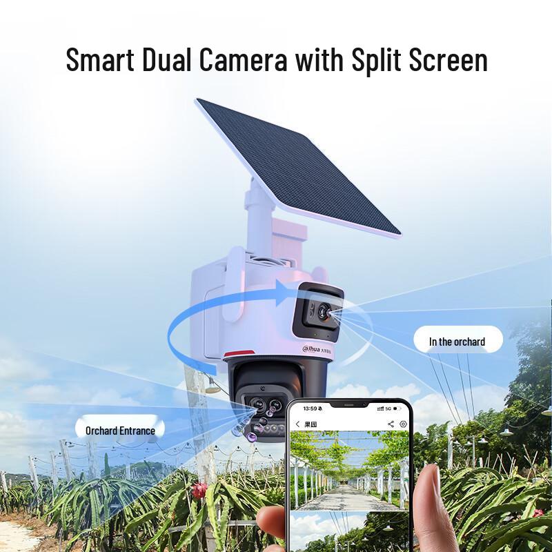 Dahua 4G Solar Outdoor PTZ Security Camera CN plug (adapter included)