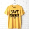 Ferris macht blau SAVE FERRIS Gold Herren T-Shirt