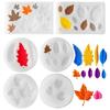 Leaf Silicone Molds Fondant Moulds Cake Moulds Baking Tool for Making Candle Soap Chocolate Candy Handmade Art Craft