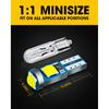 Antline T5 37 74 2721 PC74 PC37 LED Bulb White, Super Bright Canbus Error Free 12 Volt Replacements for Interior Dashboard Indicator trument Panel