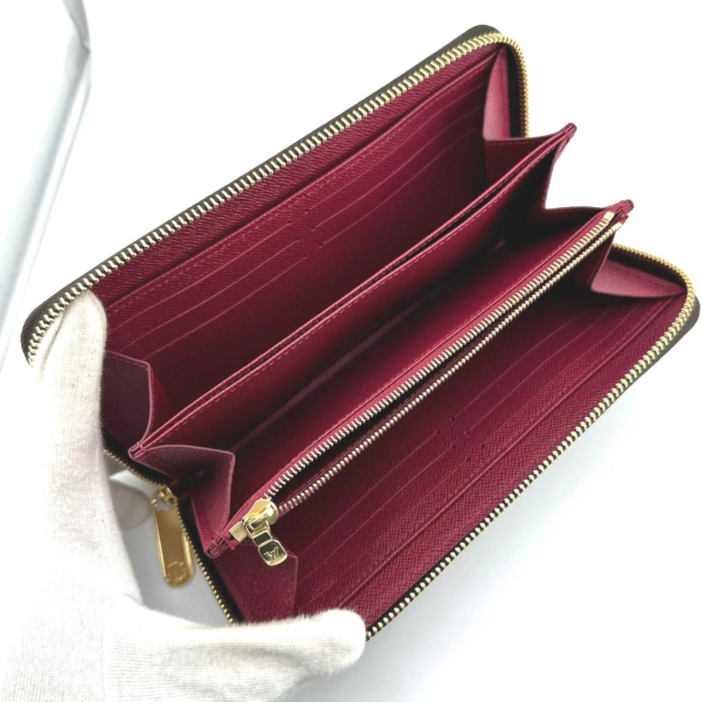 LOUIS VUITTON Monogram Zippy wallet Long Wallet purse Monogram canvas M42616 Used