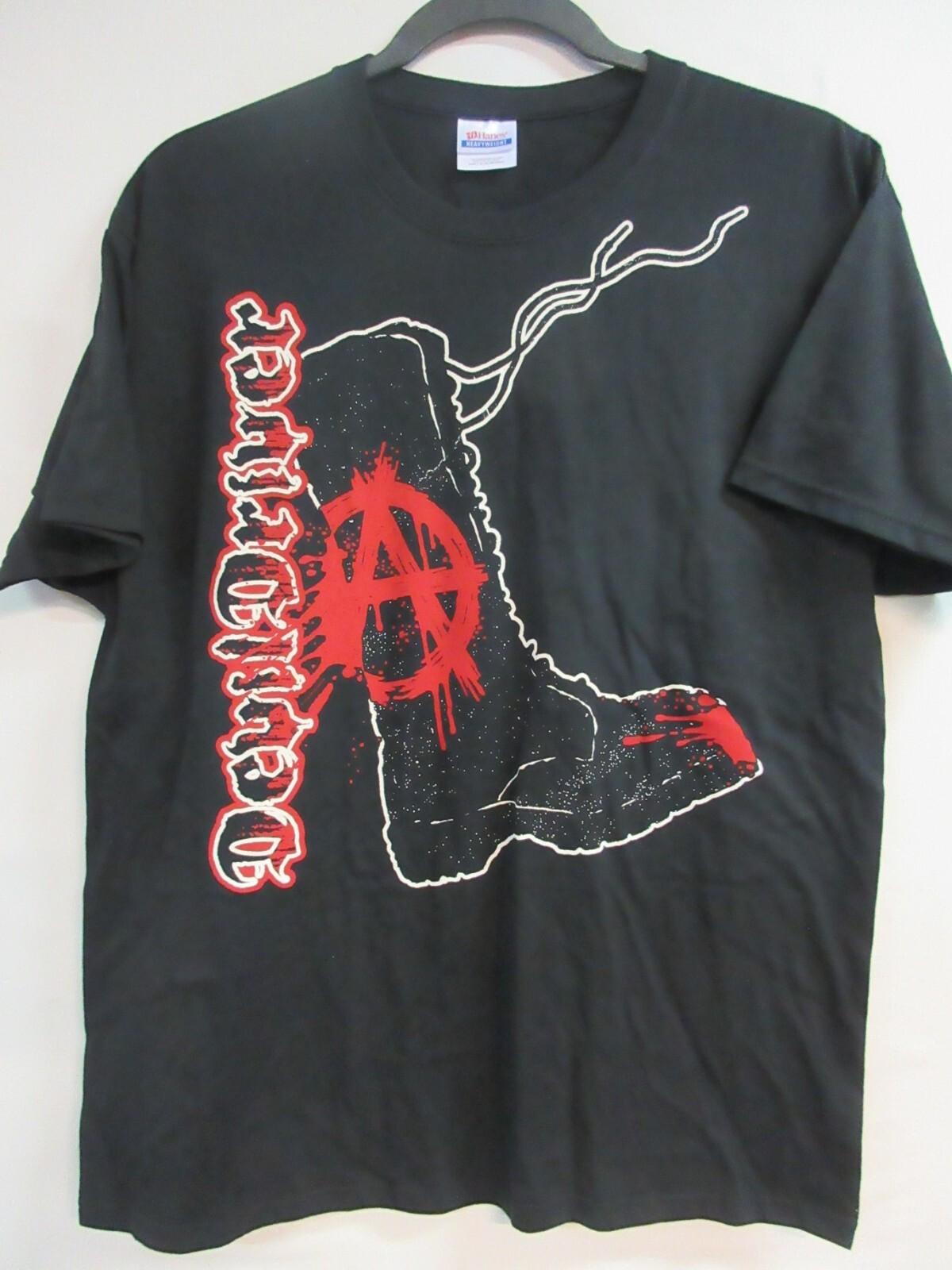 DEVILDRIVER OFFICIAL MERCH ANARCHY BOOT BAND CONCERT MUSIC T- EXTRA LARGE Unisex T-Shirt XXXXL