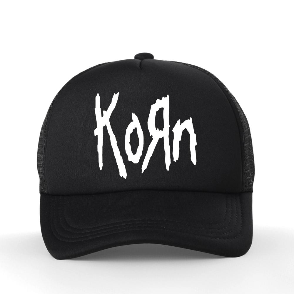 Korn Musik Konzert Rockband Welttournee Baseballkappe Unisex Vintage Metall Gothic Papa Sommer Netz Atmungsaktiv Truckerhut