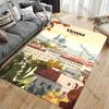Historic Vienna cityscape architecture carpet Yoga living room room decor children's crawling mat doormat area rug