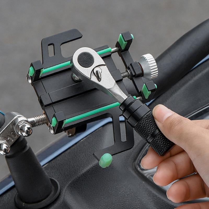 Bicycles Repair Tool Portable Ratchet Wrench Pump Tire Lever Maintenance Tool with Storage Bag Cycling Accessories