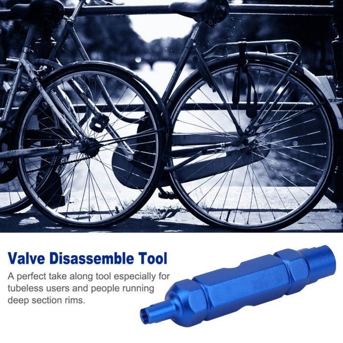 Drfeify Demontagewerkzeug für Ventile Multifunktions-Fahrradschlauch-Reifenventil RISK Demontage-Entfernungswerkzeuge für Presta