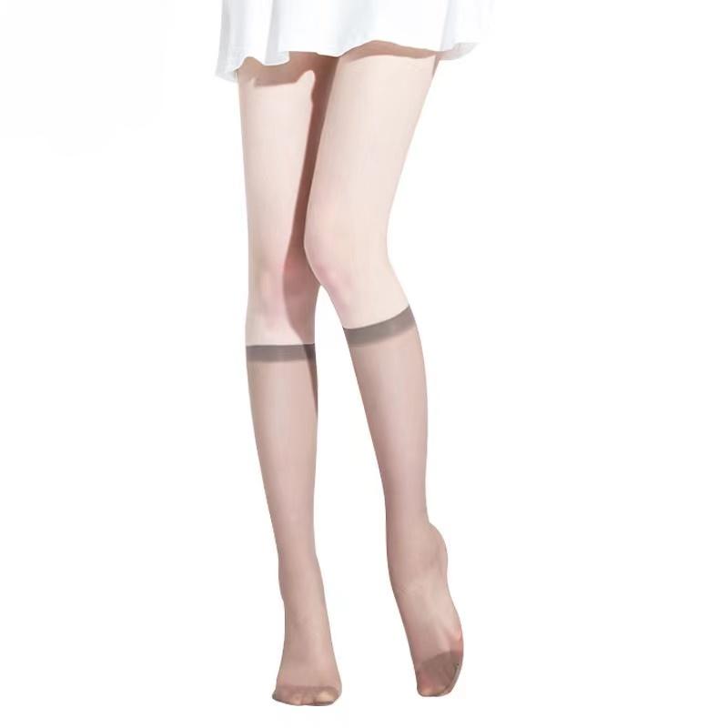 

Женские ультратонкие нейлоновые чулки, прозрачные эластичные женские гольфы, длинные носки высокого качества для девочек, чулки one size кофейный