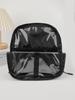 Single Black Portable Makeup Brush Bag Large Capacity Multifunctional Storage Bag Brush Bag (Magnetic Locking Closure)