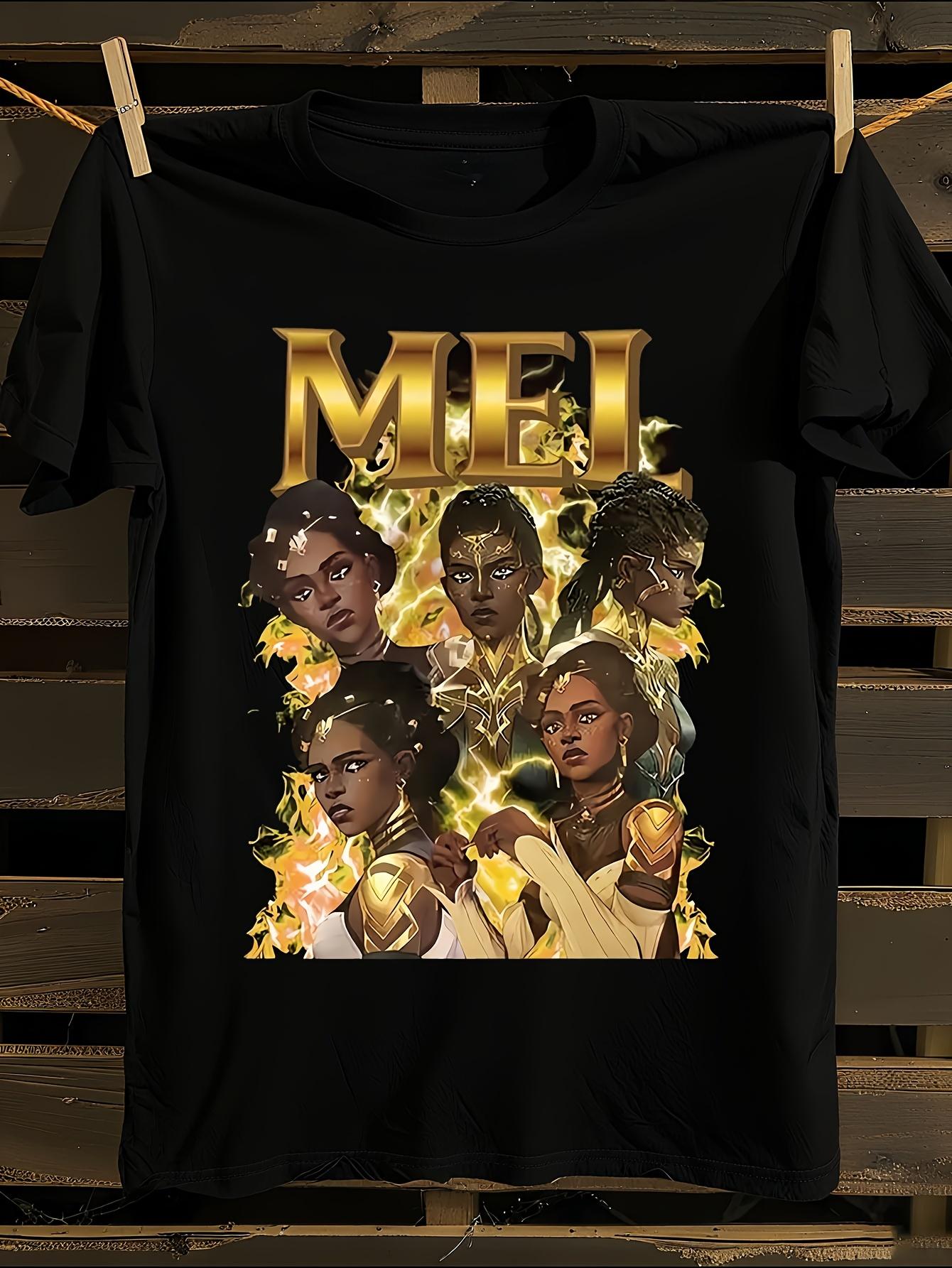 Mel Arcane Anime Graphic T-shirt XXXXL