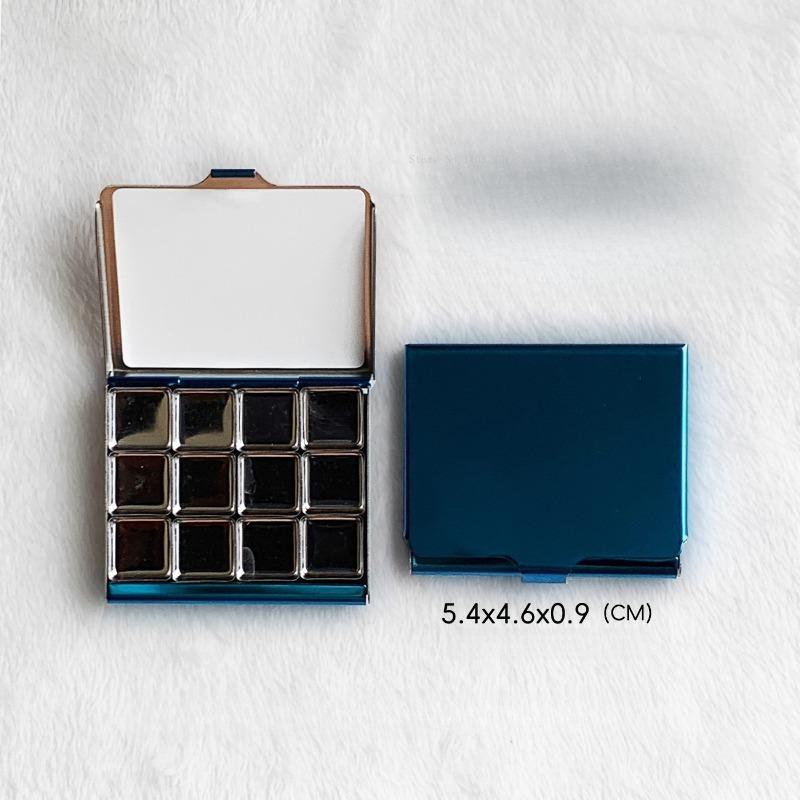 Ultra-thin Travel Edition Watercolor Box Magnetic Attachment Type Pigments Packaging Box Outdoor Watercolor Palette Art Tools