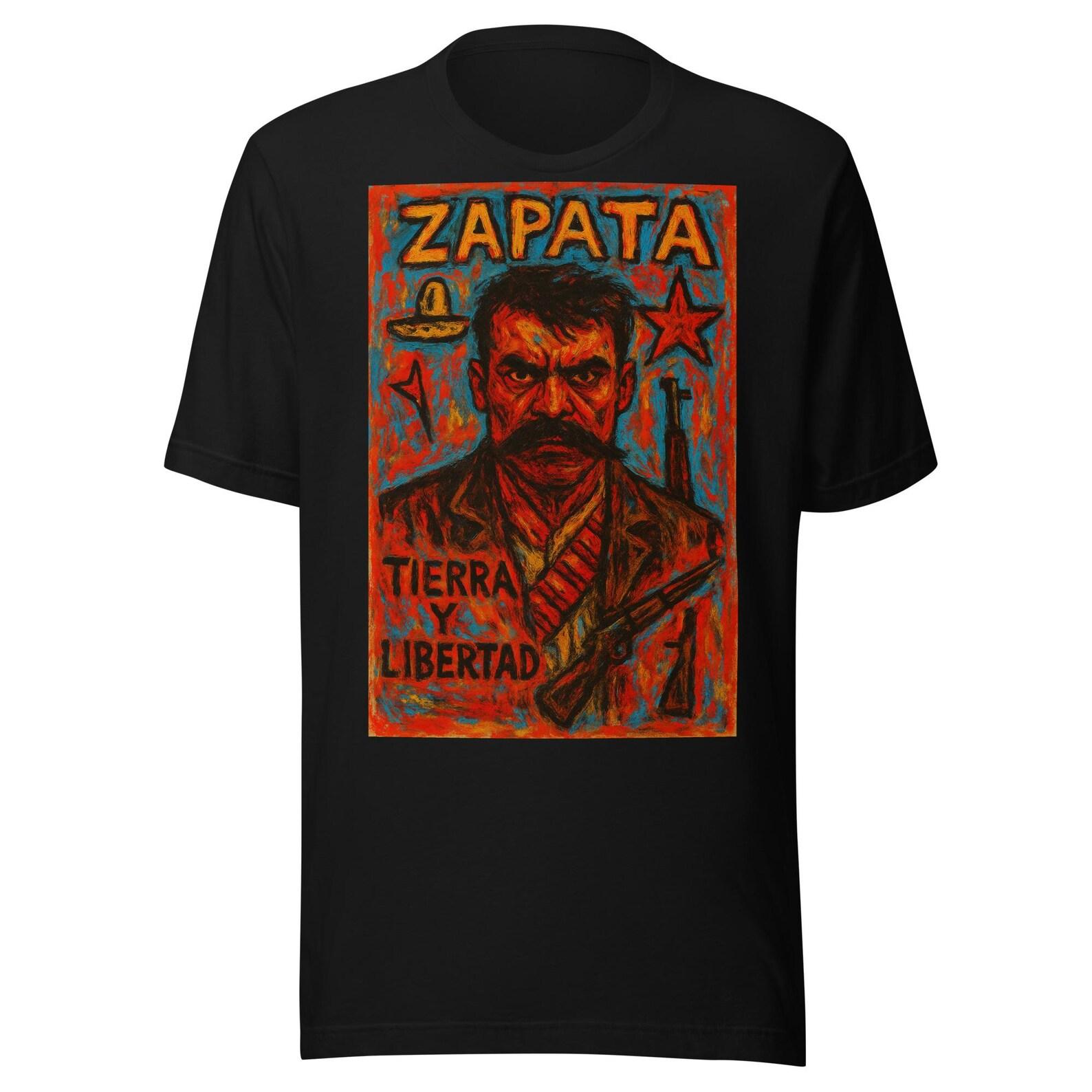 Emiliano Zapata Tierra Y Libertad Unisex t-shirt S