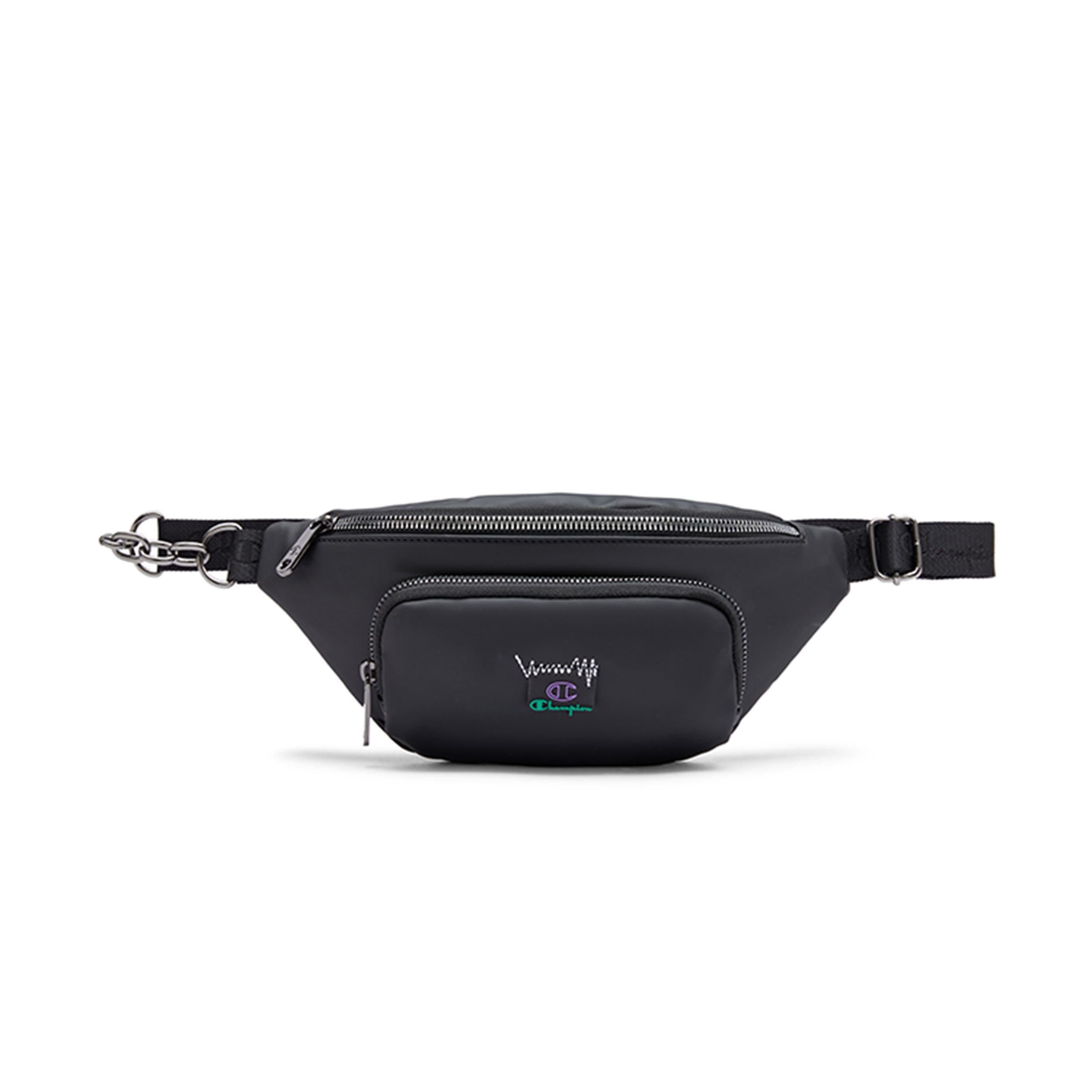 

Champion Classic Cursive Double Logo Trendy Fashion Fabric Backpack Waist Bag Small Unisex bags Blue Gray Black U4AACPU37 Blue