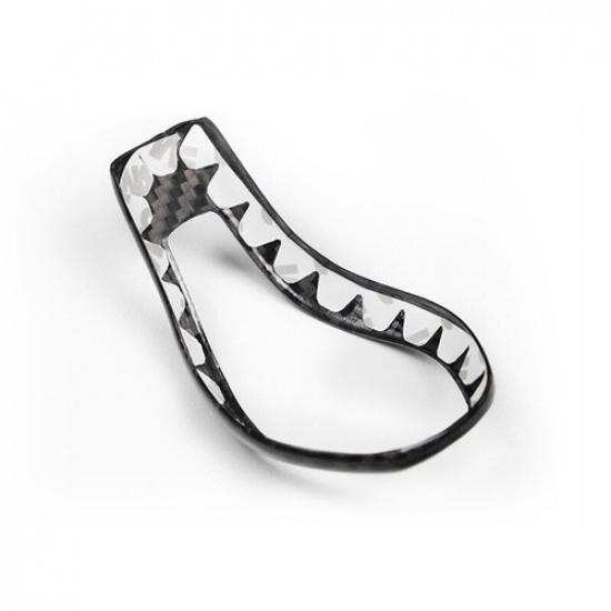 DIY Carbon Fiber Car Center Gear Shift Knob Cover For Infiniti Q60 QX60 2016-20