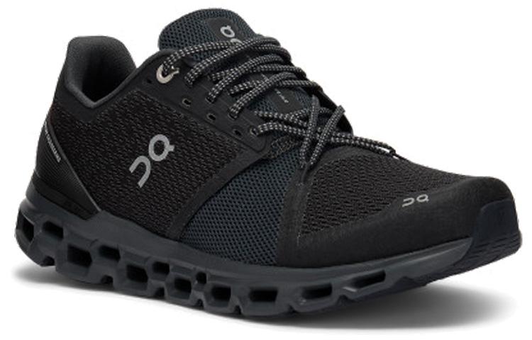 On Cloudstratus Running Shoes Women's Low Top Black 29.99844