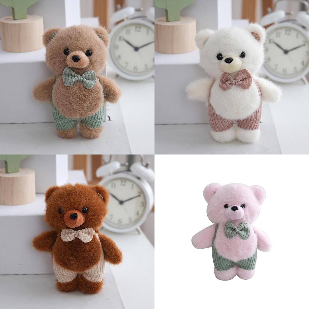 Plush Bear Keychain Plush Toy With Pp Cotton Filling For Girls And Kids