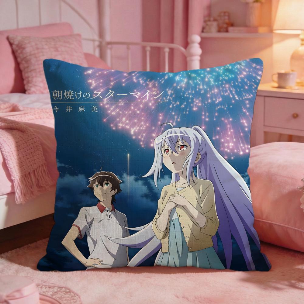 Plastic Memories Anime Cushion Cover Premium Comfort Reversible Pillow Cove Two In One Design For Any Room  Car Interior