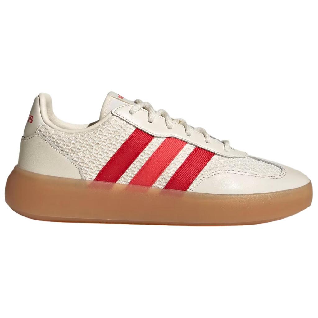 Adidas BARREDA DECODE Leather Low top Skateboard Shoes Women's Ecru IH1447