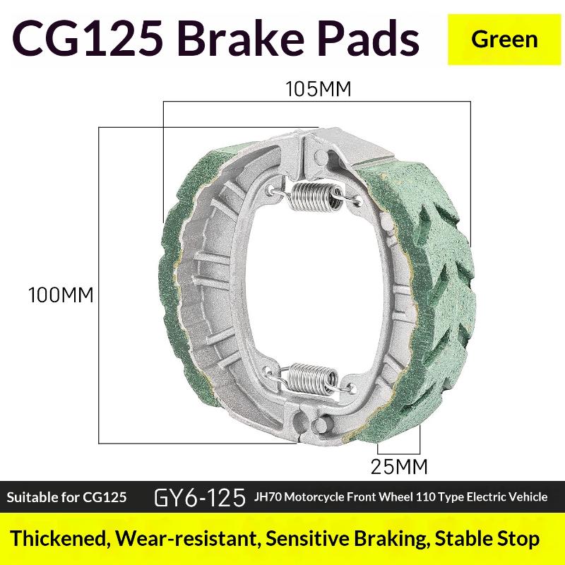 Motorcycles Brake Shoes Brake Pad Block Cg125 For Gy6 50 Gy6 80 Gy6 125 Cg125 Cg150 139Qmb 152Qmi 156Fmi Scooter Moped Atv