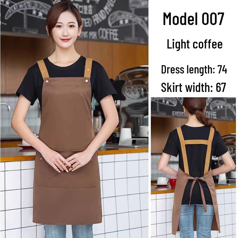 Waterproof & Oilproof Kitchen Apron 2025 - Stylish Unisex Cooking Smock for Home & Restaurant