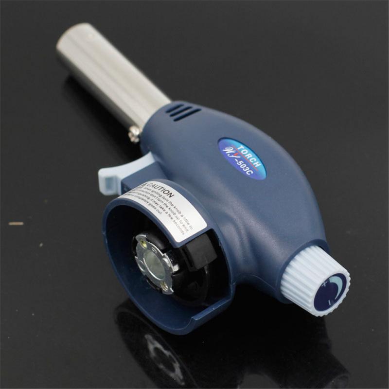 Camping Gas  Torch Welding Lighter Igniter Butane Burner Waterproof Flame Tool