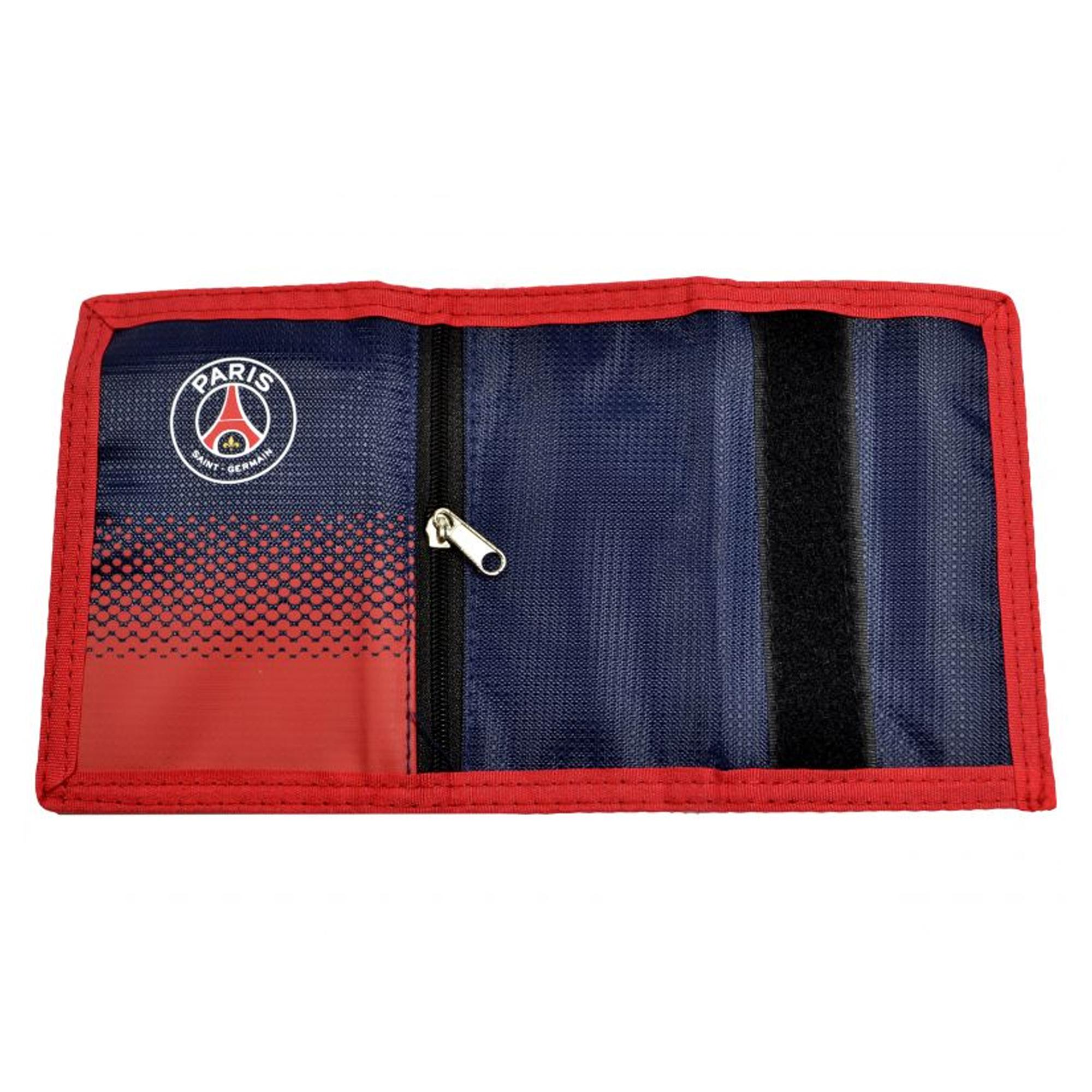 Portefeuille PSG Paris Saint-Germain - Collection Officielle - Polyester - 13.5x9.5cm