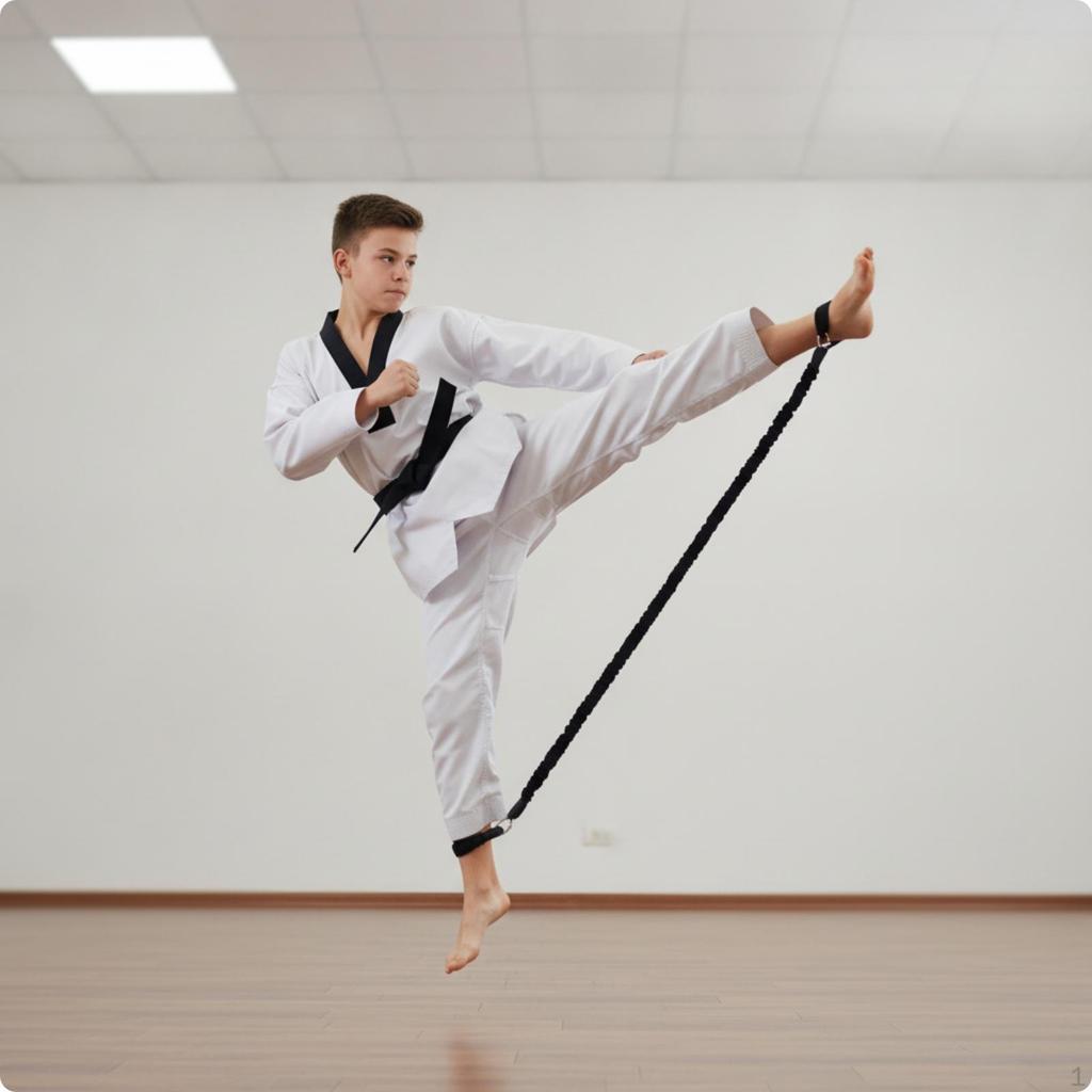 Leg Training Pull Cord ClothwrappedWrapped Elastic Resistance Flexible Belt